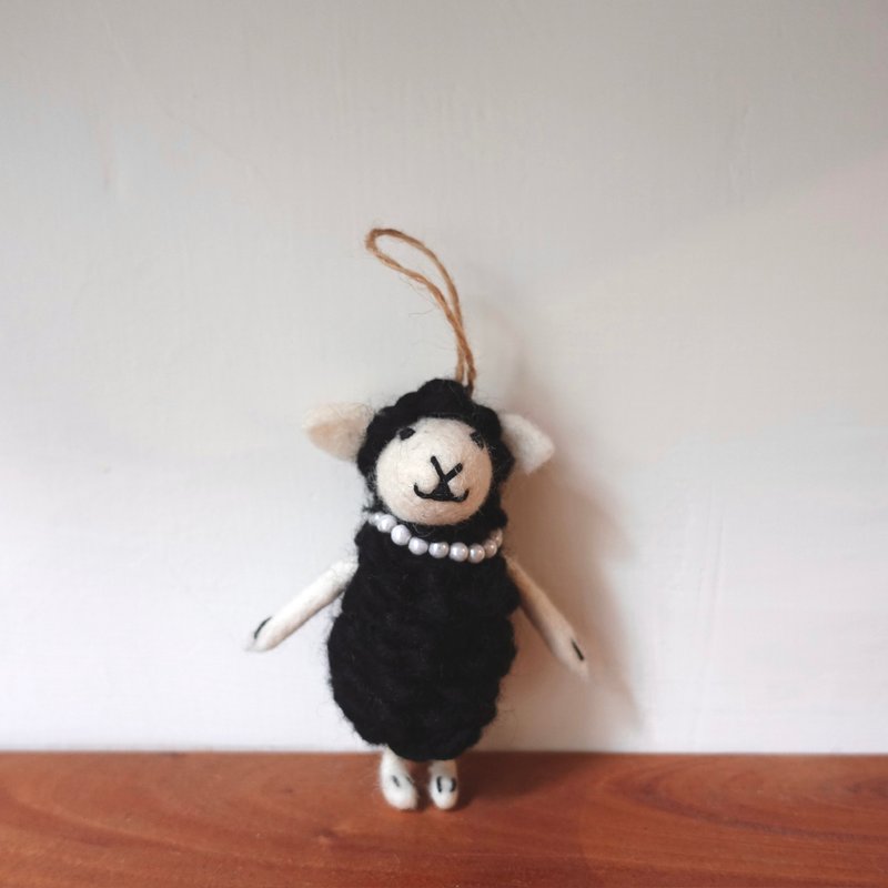 毛绒绒乐园 — DEAR珍珠夫人 • 羊毛毡吊饰 - 吊饰 - 羊毛 