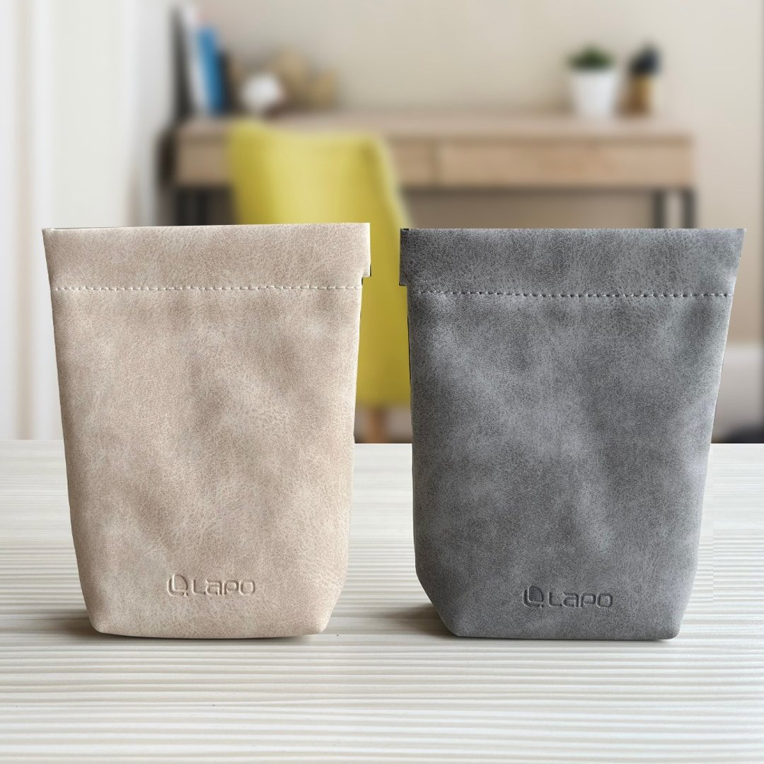LaPO 全功能快充版口袋行动电源 WT-12 皮质收纳包 - 化妆包/杂物包 - 人造皮革 多色
