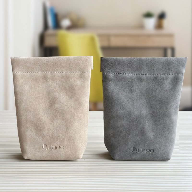 LaPO 全功能快充版口袋行动电源 WT-12 皮质收纳包 - 化妆包/杂物包 - 人造皮革 多色