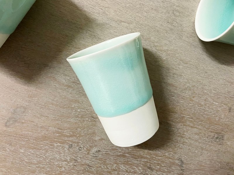 | 白瓷系列 | 天青色釉 白瓷杯 - 其他杯子 - 陶 绿色