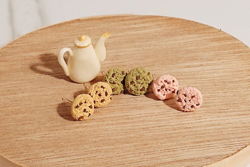 S925疗愈系手作仿真食物系列/美食2   Donguriartstudio - 耳环/耳夹 - 其他材质 多色