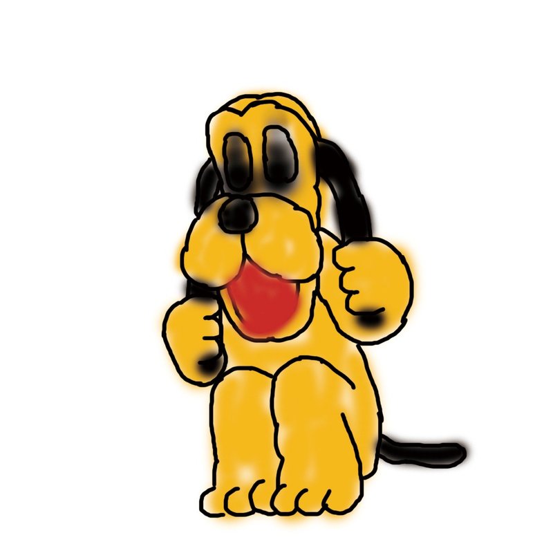 在角落玩耳朵的狗 T - shirt - 女装 T 恤 - 棉．麻 多色