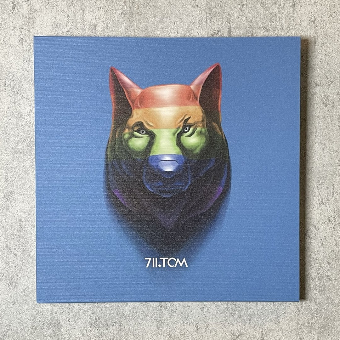 711XTCM 数位画作输出 | Rainbow wolf - 海报/装饰画/版画 - 棉 