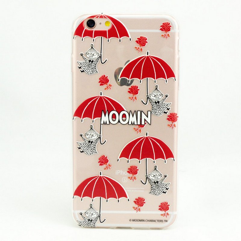 Moomin授权-小红伞 透明防撞空压手机壳 - 手机壳/手机套 - 硅胶 透明