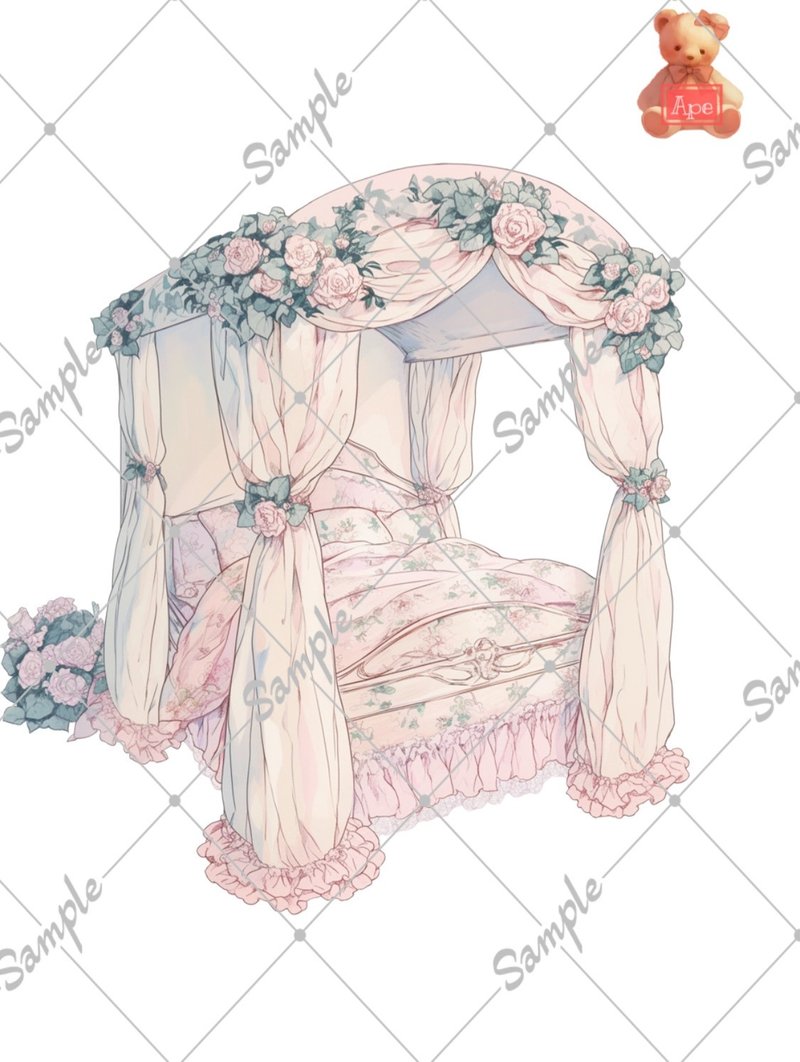 原创人物贴纸 装饰贴纸 内含 5 枚 - 贴纸 - 纸 