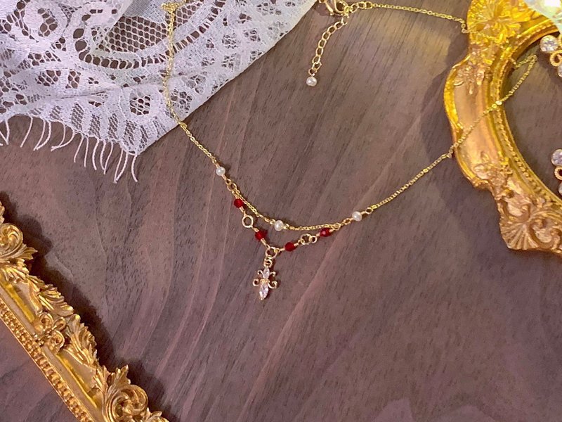 女巫的爱情灵药 | 项链 - 项链 - 半宝石 红色