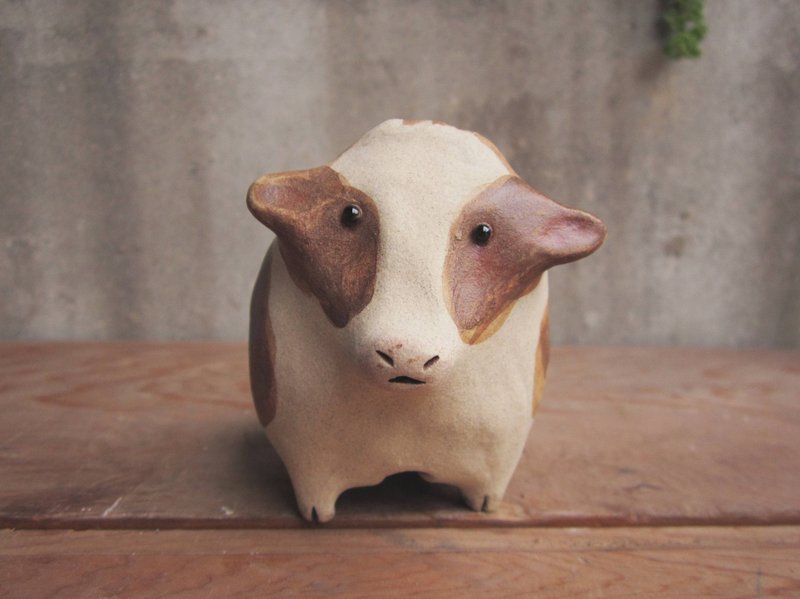 元气牛陶铃-咖啡牛奶 - 摆饰 - 陶 