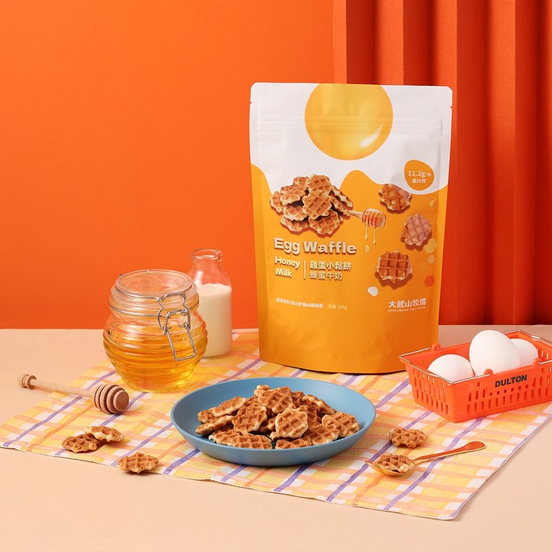大武山牧场 鸡蛋小松饼 - 蜂蜜牛奶 - 零食/点心 - 新鲜食材 