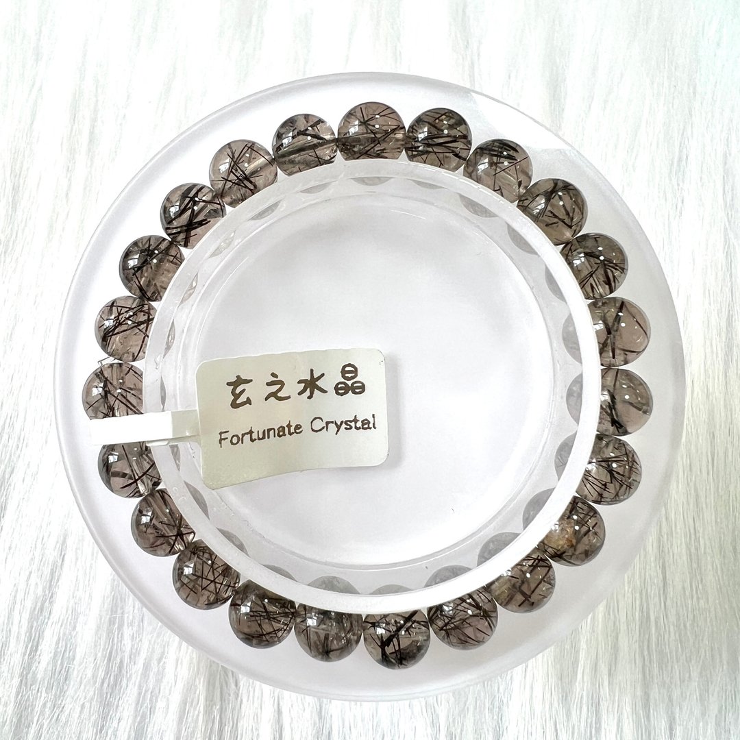 黑发晶手串 | 水晶 | 水晶手串 | 水晶手链 | 水晶手链 - 手链/手环 - 水晶 黑色