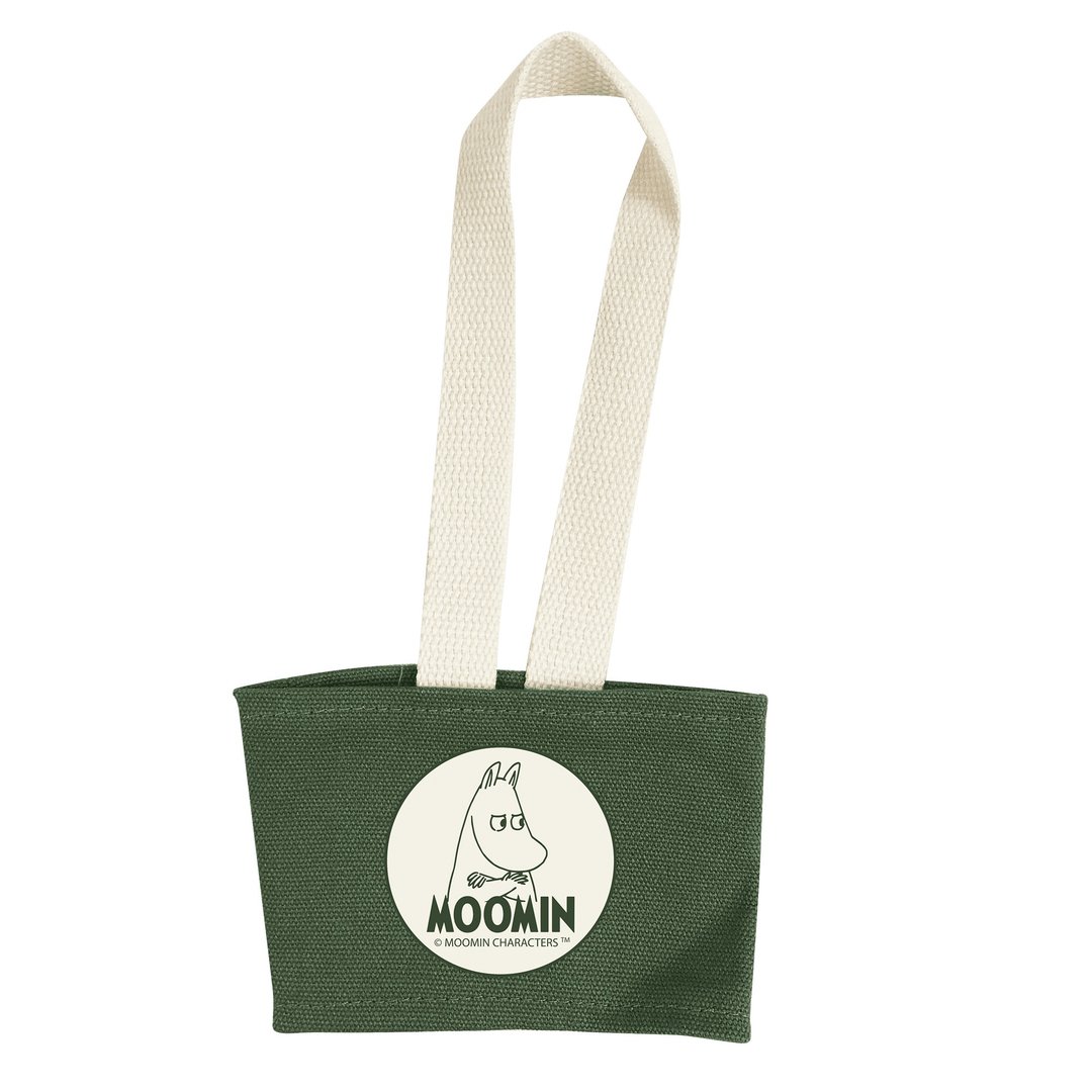 Moomin噜噜米授权-饮料提带(绿),AE02 - 随行杯提袋/水壶袋 - 棉 黄色