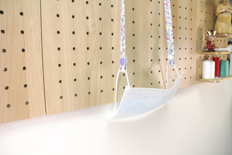 口罩绳 口罩链 口罩挂绳 防疫小物 - 紫罗兰花园 - 手作 - 挂绳/吊绳 - 棉．麻 紫色