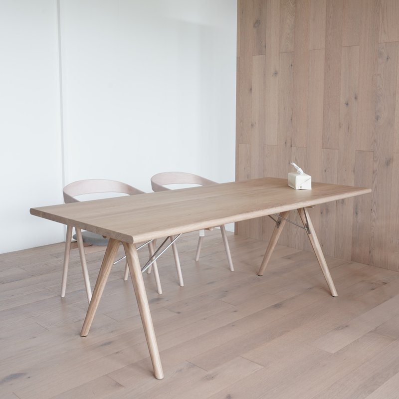 Ponny-Dinning table| 餐桌 | 白橡木 - 餐桌/书桌 - 木头 白色