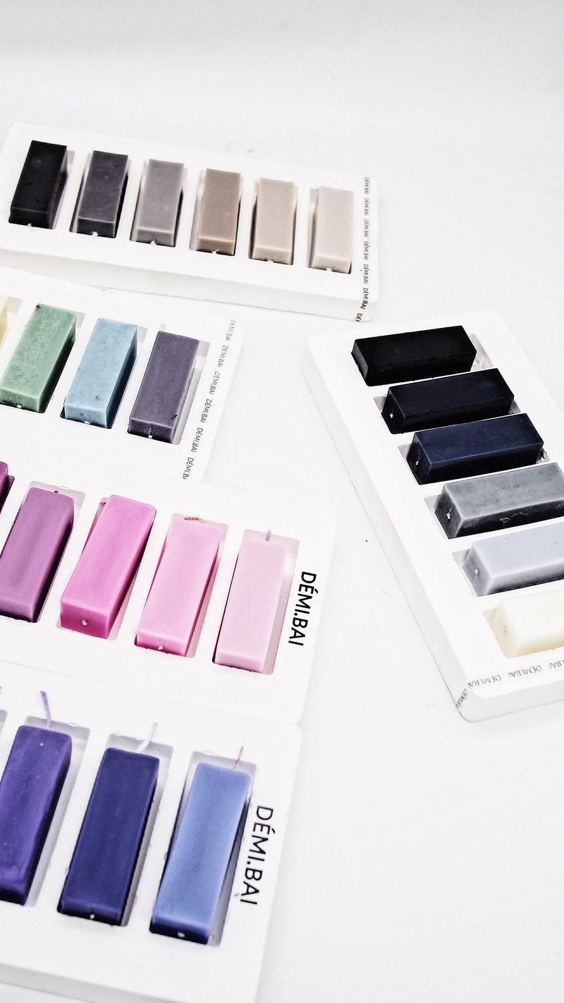 原创纯手工设计师限量版香薰蜡烛小众超美摆件色谱独特香味艺术品 - 蜡烛/烛台 - 蜡 多色