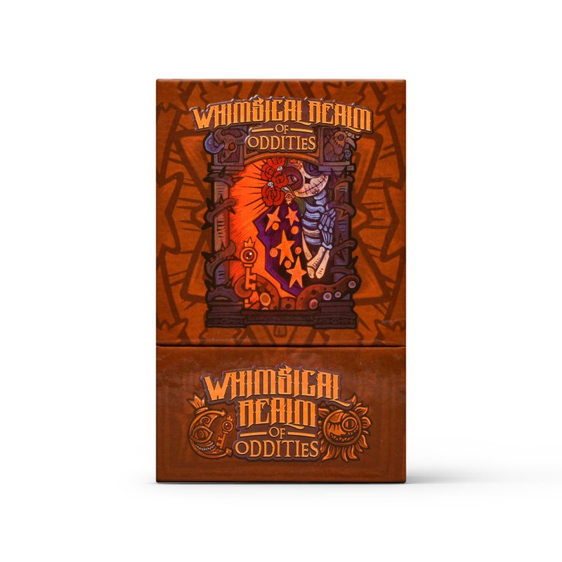 古古怪怪塔罗牌 超现实猫与骷髅 卡通奇幻占卜卡 豪华版铁盒版 - 桌游/玩具 - 纸 多色