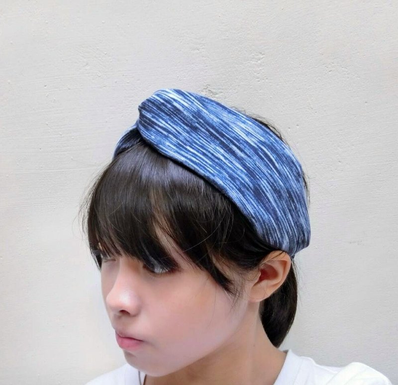 宽版发带 松紧带 交叉款 hairband *SK* - 发带/发箍 - 其他材质 