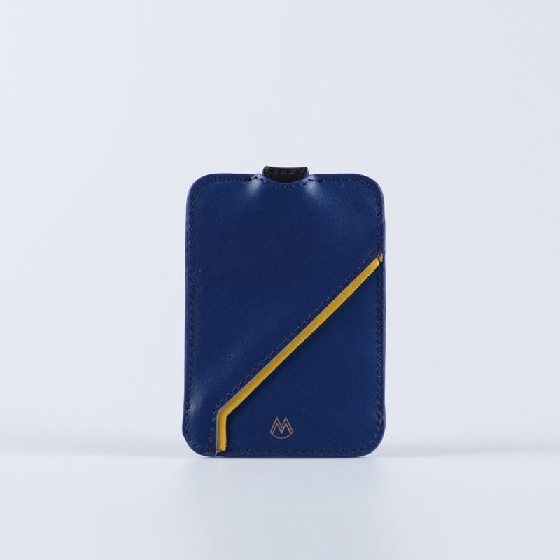 Linea 真皮钥匙套 (蓝色) - 钥匙链/钥匙包 - 真皮 蓝色