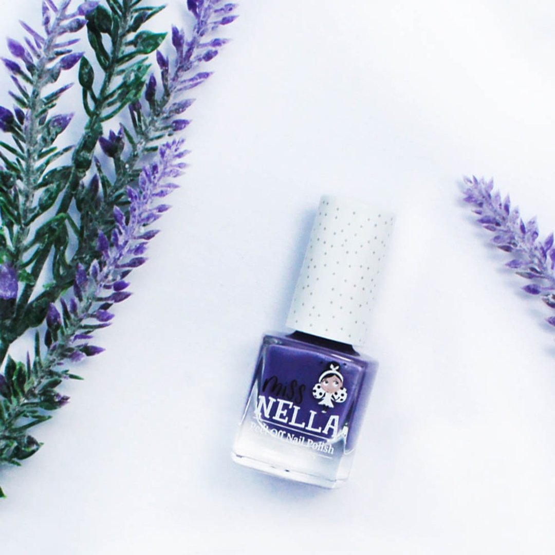 英国【Miss Nella】儿童水性安全指甲油 - 闪闪薰衣草紫 (MN11) - 指甲油/指甲贴 - 其他材质 