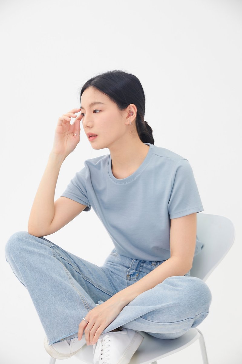 BOX CUT TEE - 女装 T 恤 - 其他材质 