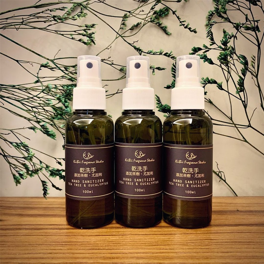 天然精油干洗手/100ML - 香薰/精油/线香 - 其他材质 绿色