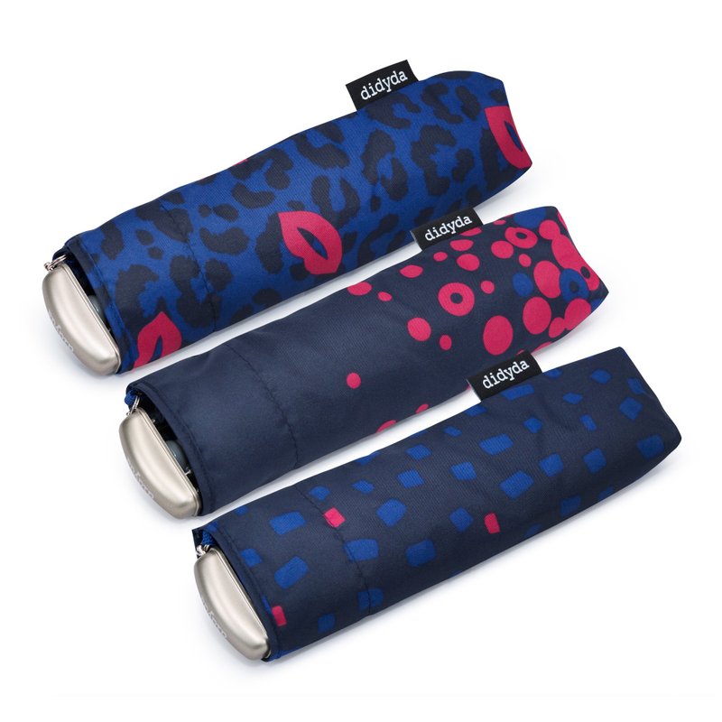 手开折伞 防晒超轻设计晴雨伞 - 三款深蓝 - 雨伞/雨衣 - 防水材质 蓝色