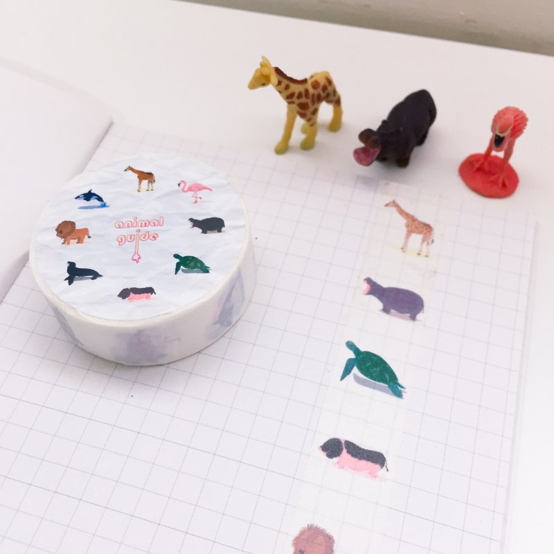 动物指南 纸胶带 - 纸胶带 - 纸 多色