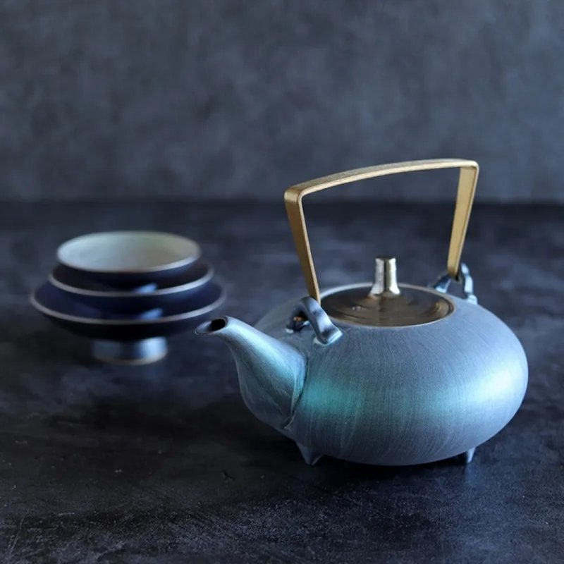 【303select】有田烧日本 屠苏揃酒具组 1壶3盏 - 盘子/餐盘/盘架 - 瓷 