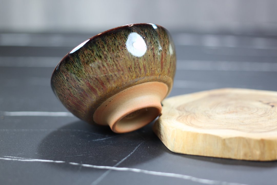 【沐春生活】秋禾 天目釉 圆满茶杯 莺歌陶艺名家叶敏祥作品 - 茶具/茶杯 - 瓷 