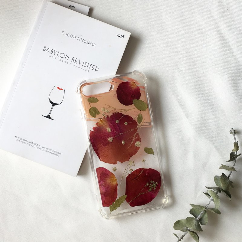 La vie en rose handmade mobile case - 手机壳/手机套 - 树脂 红色