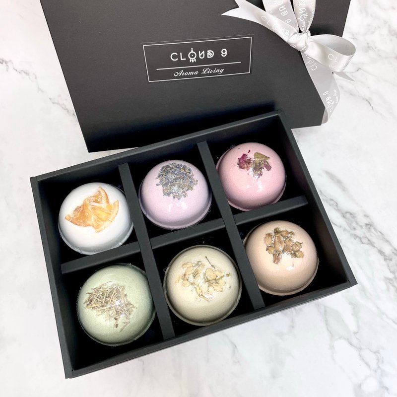 【空盒包装加购】CLOUD 9泡澡炸弹 6入装礼盒加购 (不含泡澡炸弹) - 肥皂/手工皂 - 纸 黑色