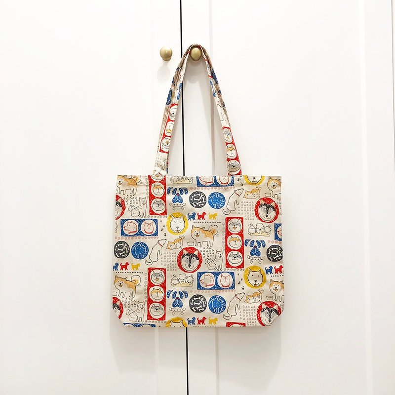 环保袋  - 狗 - 手提包/手提袋 - 棉．麻 多色