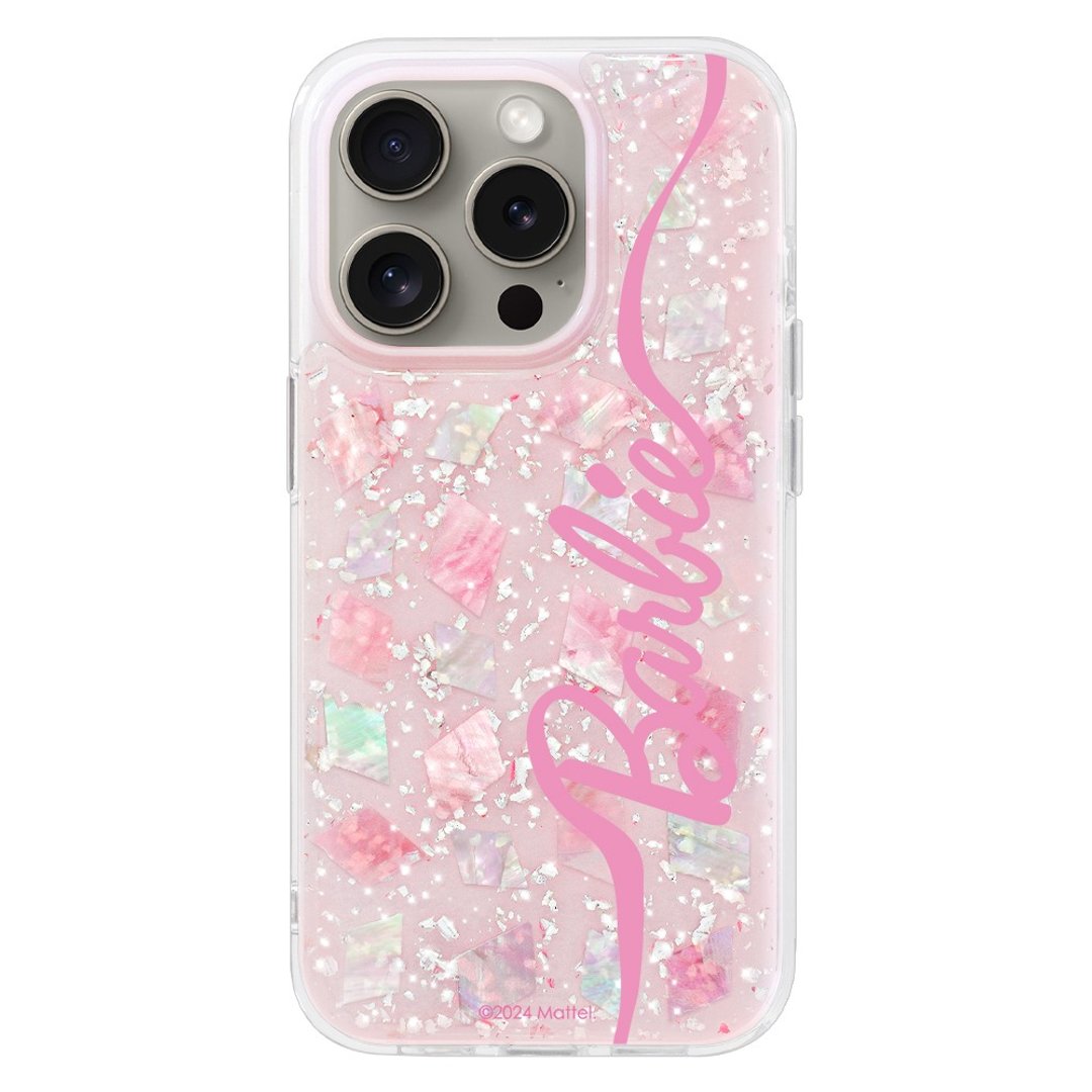 Barbie 我是芭比 防摔手机壳 iPhone 15 14 13 Pro Max - 手机壳/手机套 - 贝壳 粉红色