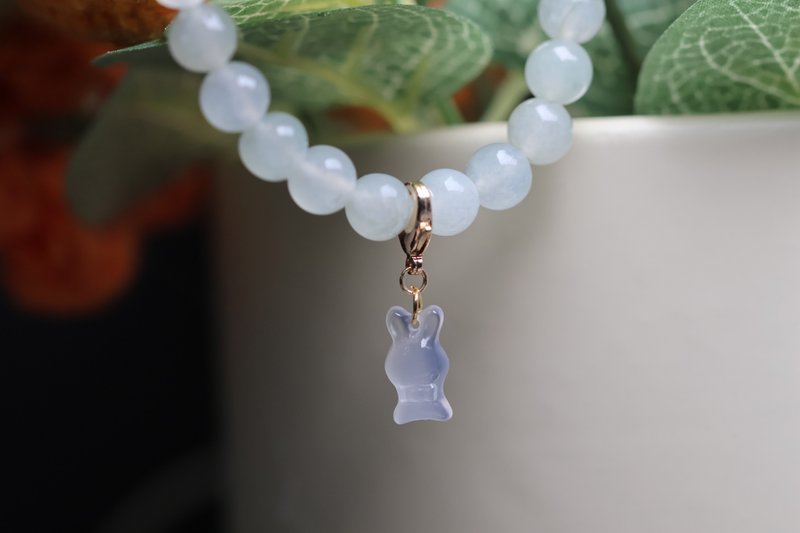 幸运小兔 Lucky Bunny | 随意扣 - 其他 - 玉石 蓝色