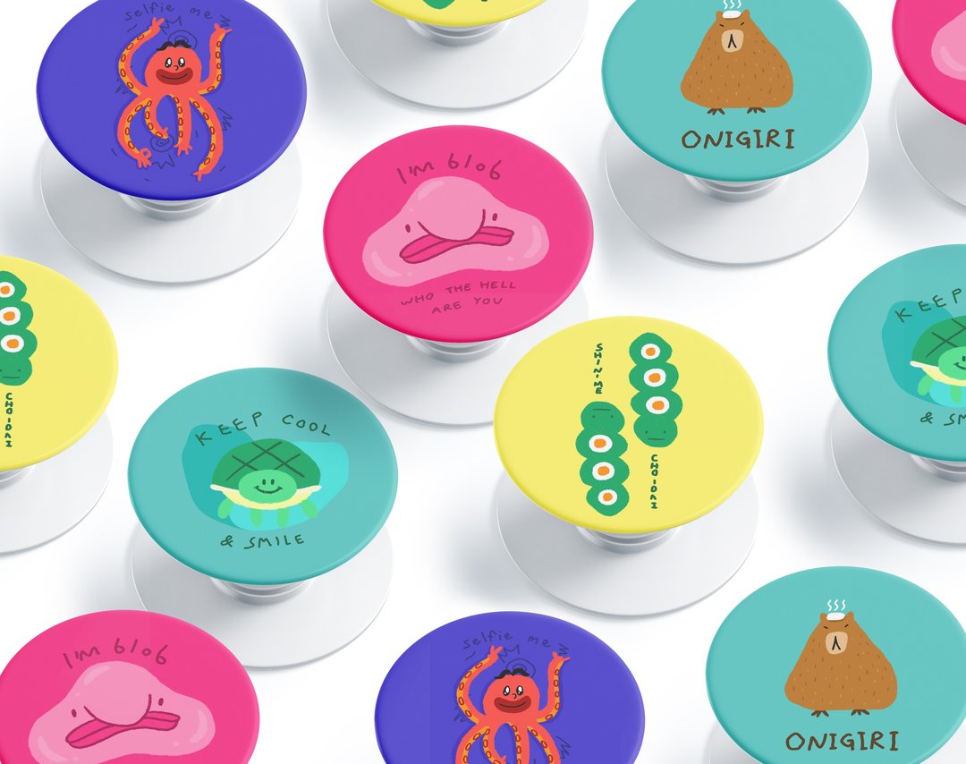 Grip Token - Pop Socket - Phone Holder. Animals - 手机壳/手机套 - 塑料 
