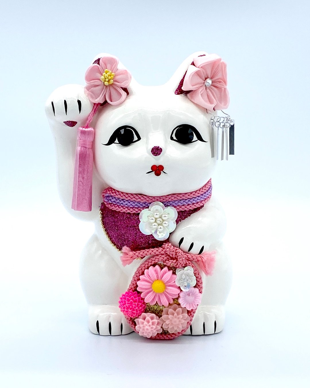 Maikoi lucky cat - 摆饰 - 陶 白色