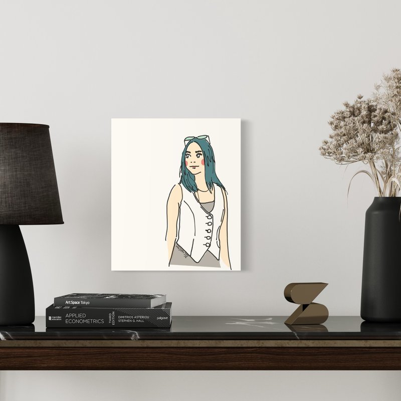 似颜绘无框画 - 相簿/相册 - 其他材质 白色