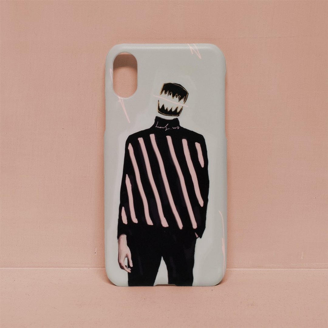 派对动物/艺术时尚手机壳 /iphone 6s 7 8 plus x xr xs max LG - 手机壳/手机套 - 硅胶 灰色
