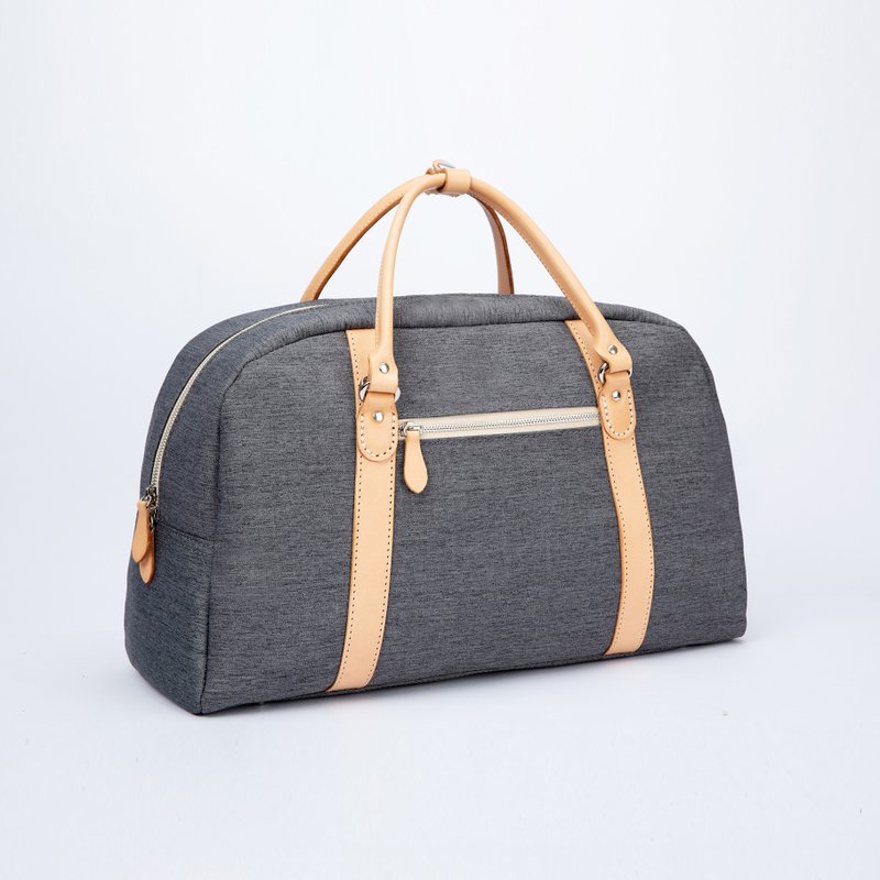 短途旅行包大容量行李袋轻便波士顿收纳袋时尚手提旅游行李包 - 行李箱/行李箱保护套 - 真皮 黄色