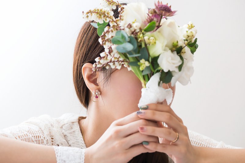 给我的好闺蜜 - 伴娘配饰 珐琅 结婚饰品  贴耳/耳针/耳夹 - 耳环/耳夹 - 珐琅 