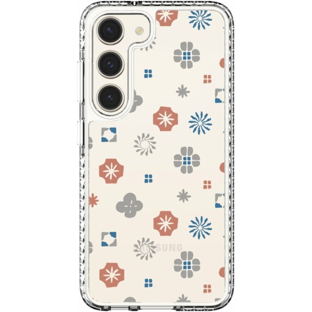 【预购】三星手机壳/Samsung Galaxy S23系列/经典花色/珊瑚红蓝 - 手机壳/手机套 - 其他材质 红色