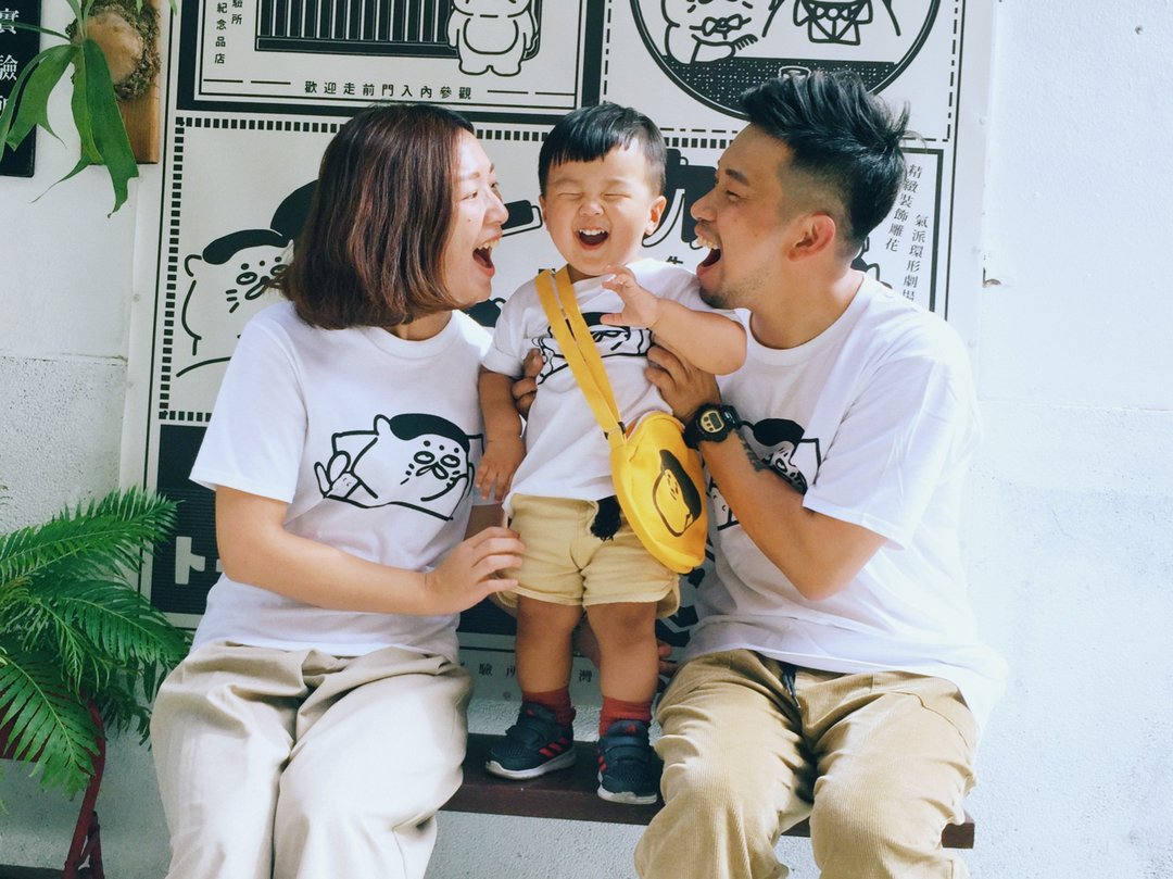 小童夏季短袖 共6款 - 中性连帽卫衣/T 恤 - 棉 白色