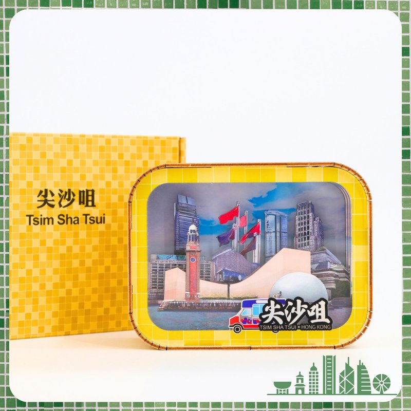 香港景点小夜灯 - 尖沙咀 - 灯具/灯饰 - 木头 黄色