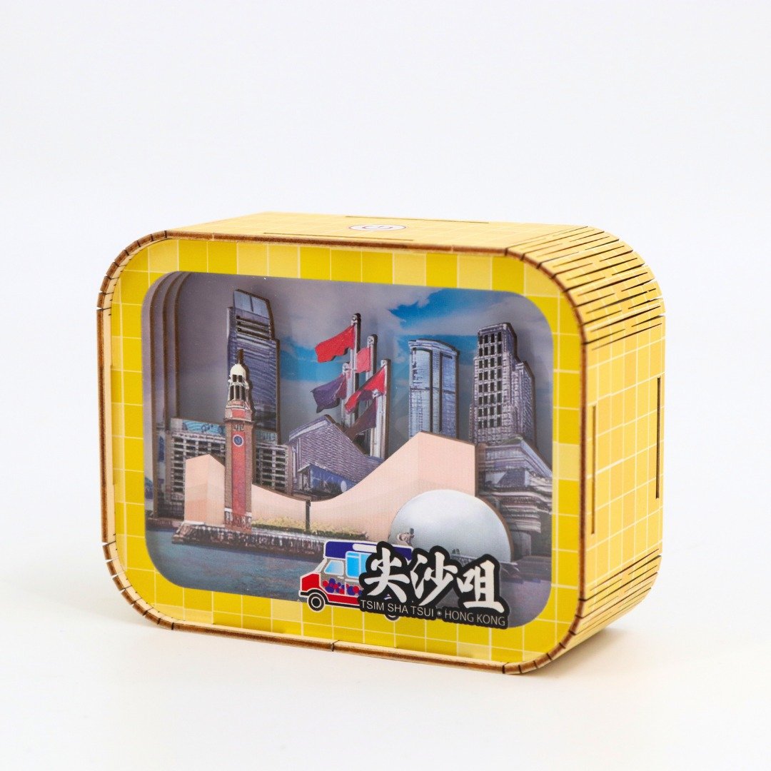 香港景点小夜灯 - 尖沙咀 - 灯具/灯饰 - 木头 黄色