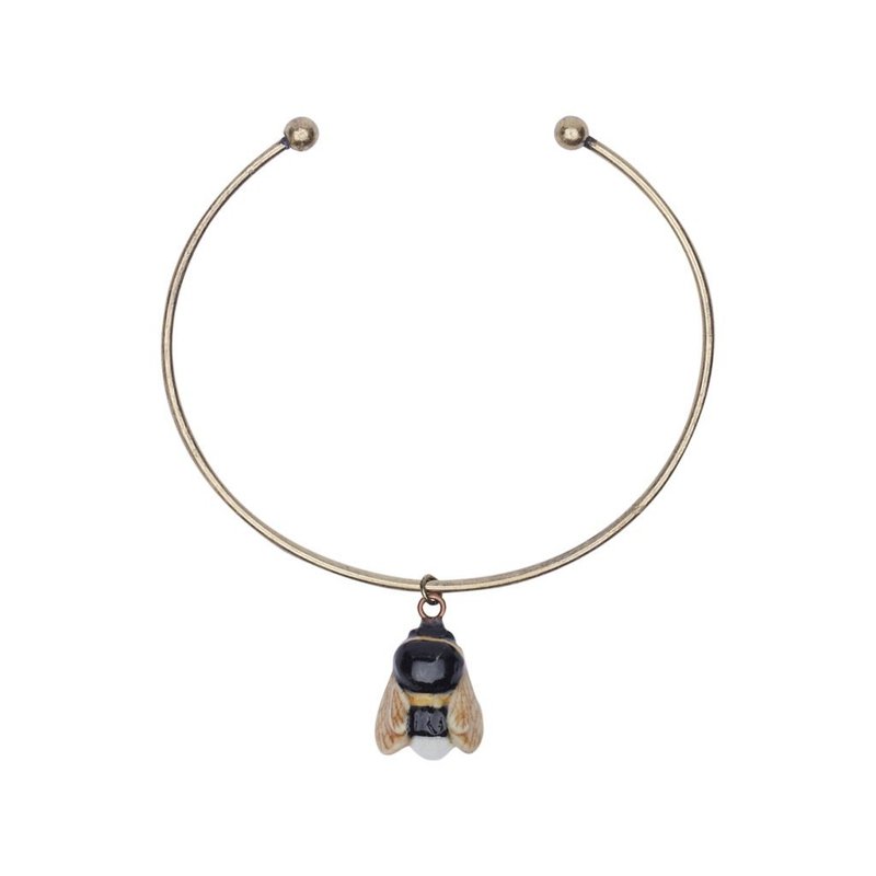 AndMary 手镯-大黄蜂 礼盒装 Bumble Bee Bangle - 手链/手环 - 瓷 橘色