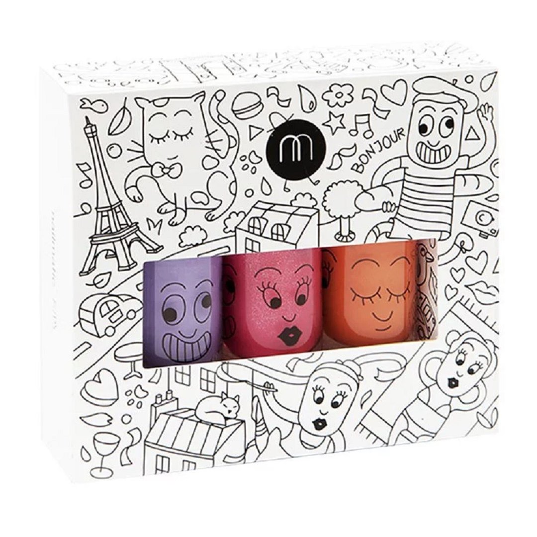 nailmatic 城市水漾亮彩指甲油(3入) - 指甲油/指甲贴 - 颜料 