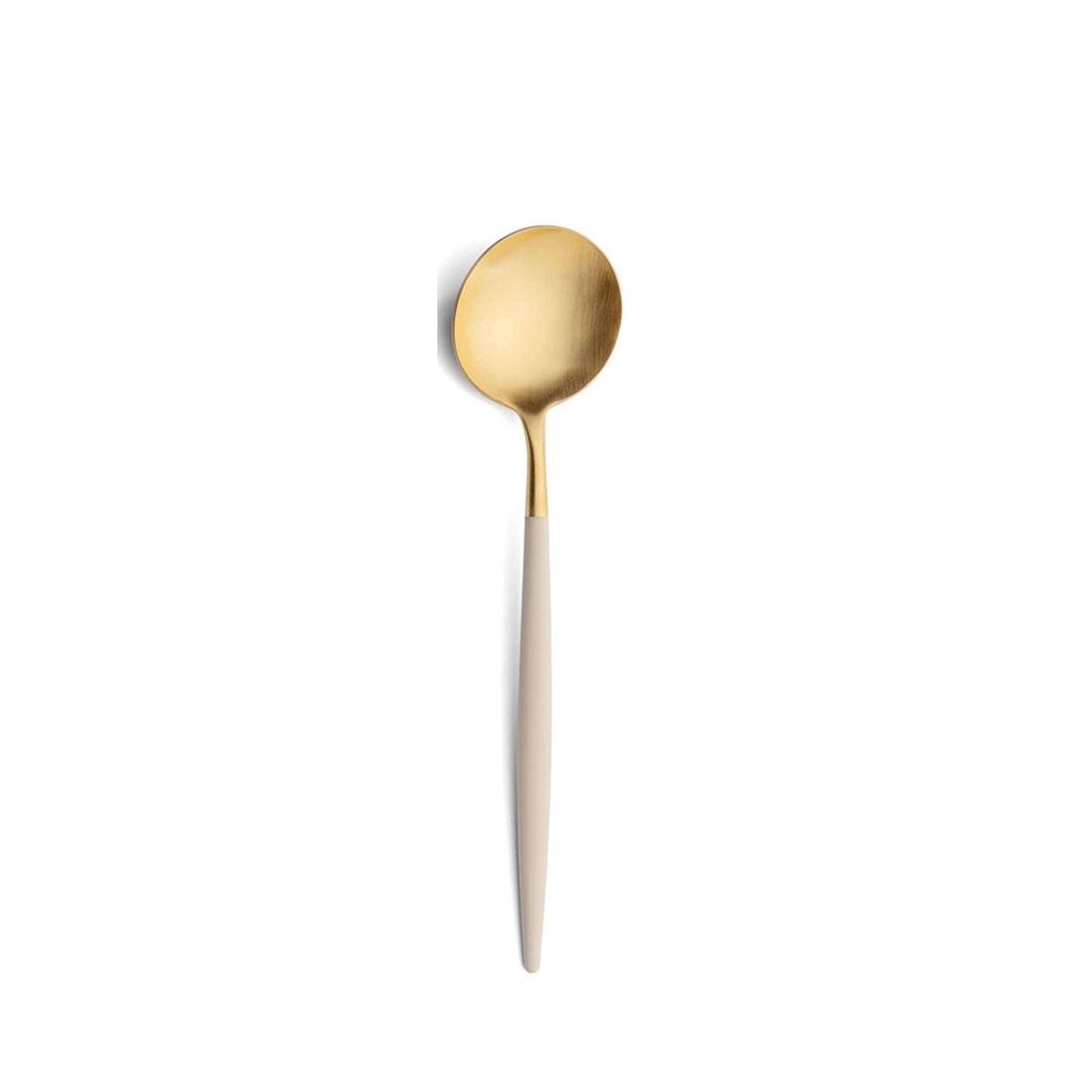 葡萄牙 Cutipol  GOA 奶茶金 21CM 主餐匙 - 餐刀/叉/匙组合 - 不锈钢 卡其色