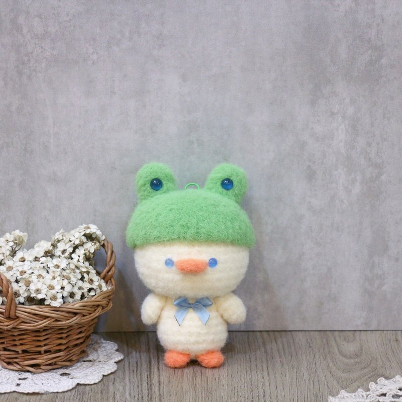 毛毛款－小鸭娃娃。宝宝沙龙。吊饰。钥匙圈 - 玩偶/公仔 - 其他人造纤维 