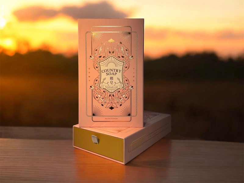 【礼盒】粉钻级艾草安住礼盒一3入手工皂 - 肥皂/手工皂 - 植物．花 