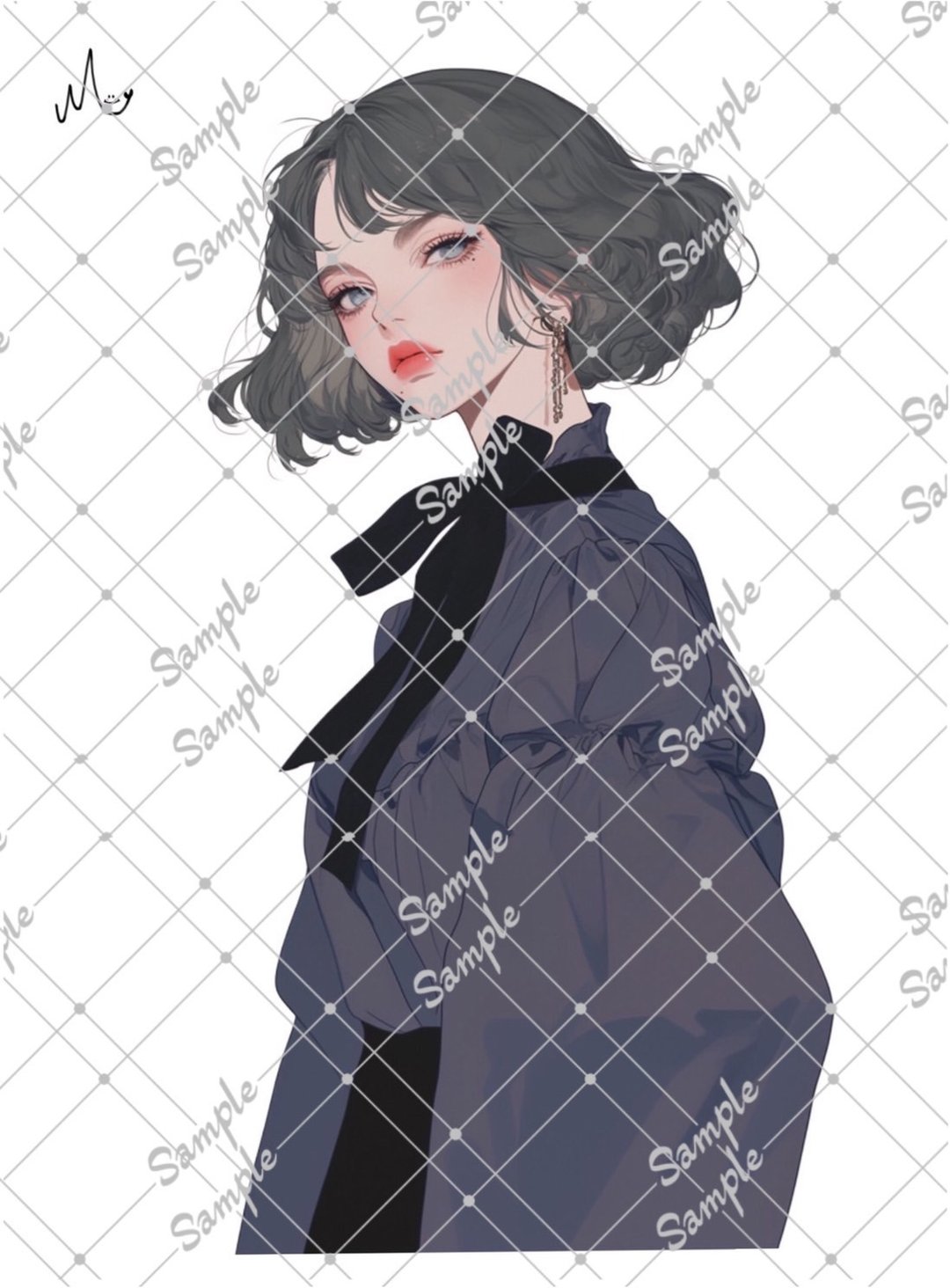 原创人物贴纸 10月新品 - 贴纸 - 纸 