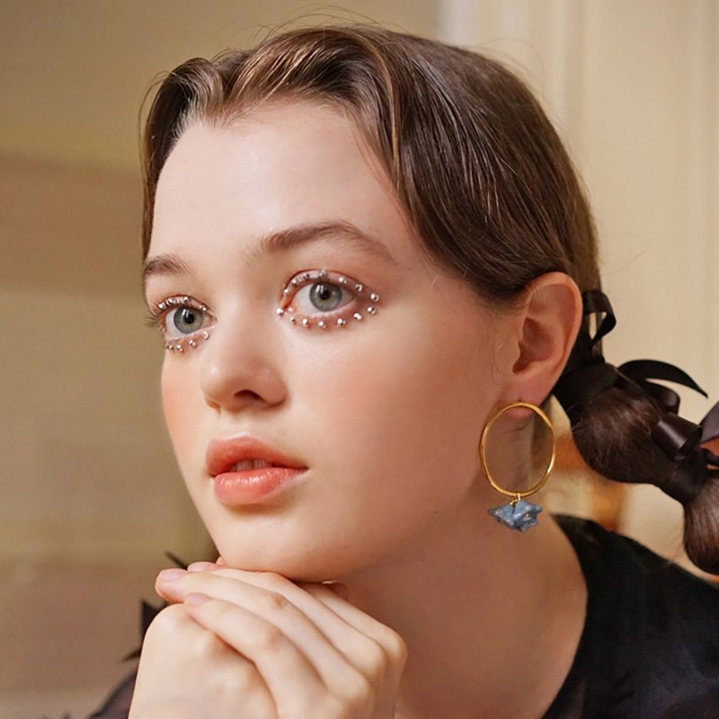 【Mell】华尔滋耳钉 - 耳环/耳夹 - 其他材质 金色