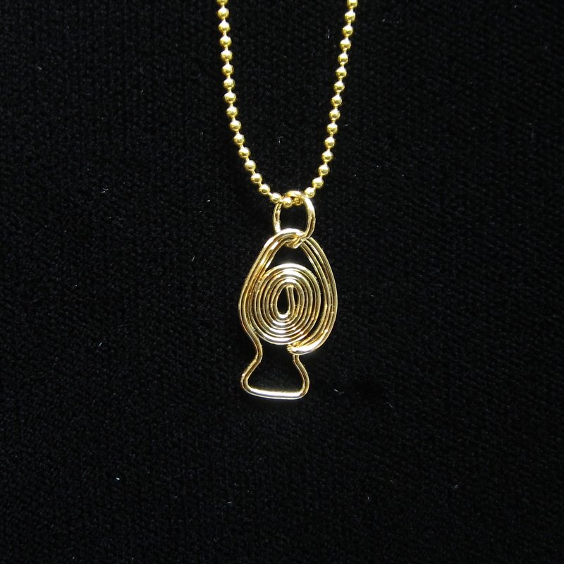 Winwing金属线编织项链-[ 小鱼儿 ] - 项链 - 其他金属 